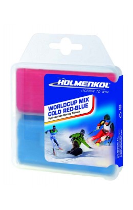 Holmenkol Worldcup Mix Cold Red-Blue 2x35gr